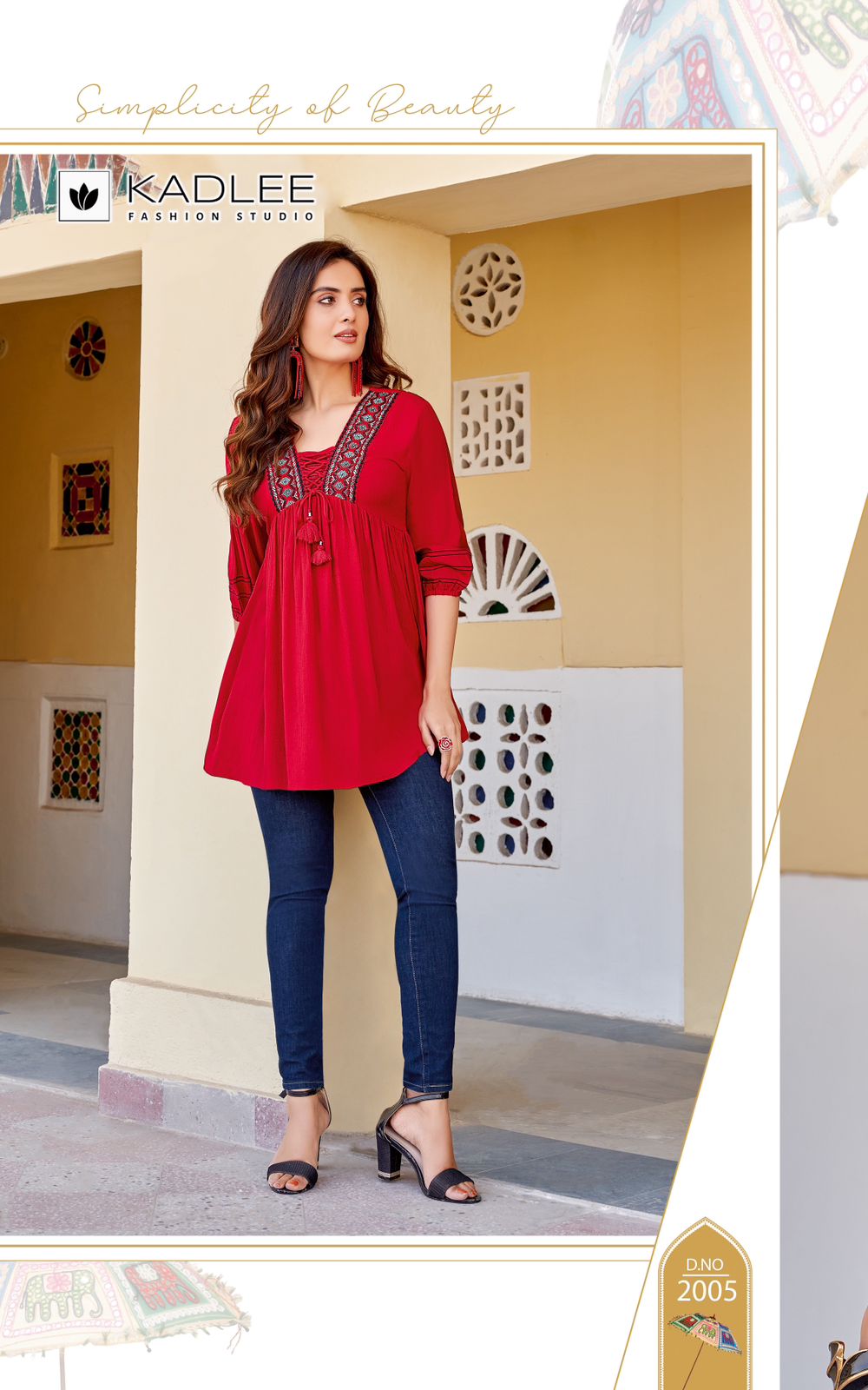 Centuri By Kadlee Rayon Western Ladies Top Wholesalers In Delhi